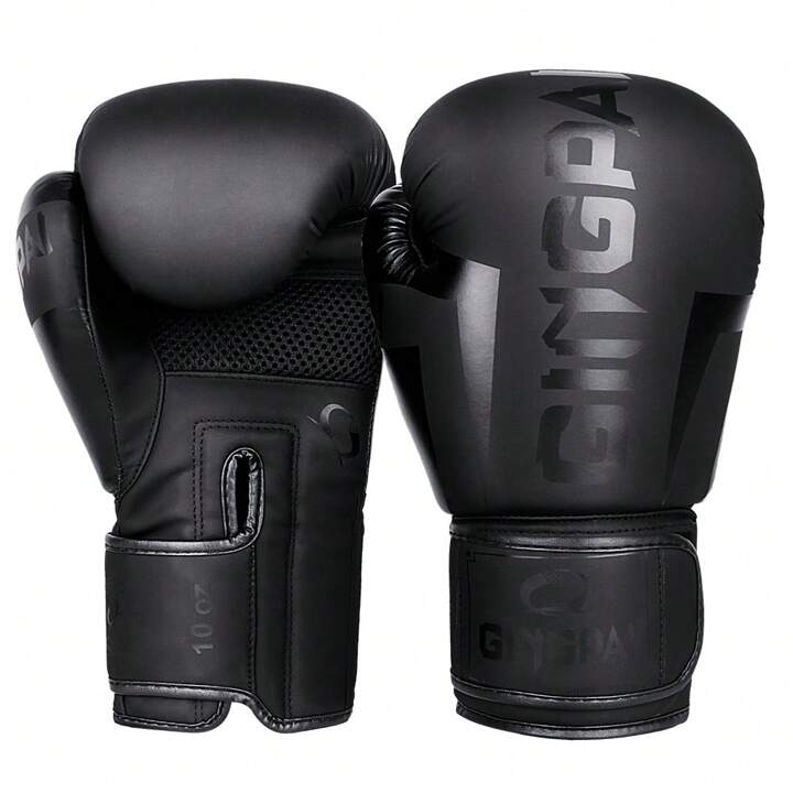 GINGPAI StrikeFit – Guantes de Boxeo Medio Dedo Transpirables