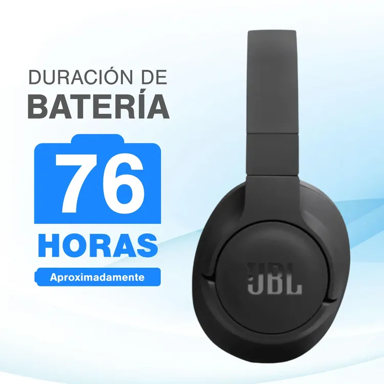 JBL Tune 720BT – Auriculares inalámbricos con Pure Bass y 76h de batería