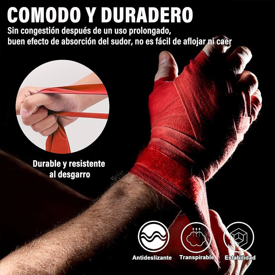 Vendas Elásticas para Muñecas – 2 Piezas