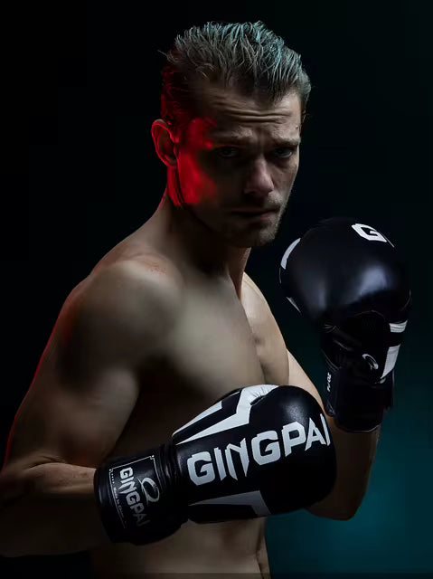 GINGPAI StrikeFit – Guantes de Boxeo Medio Dedo Transpirables