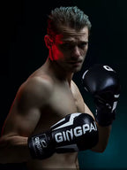 GINGPAI StrikeFit – Guantes de Boxeo Medio Dedo Transpirables