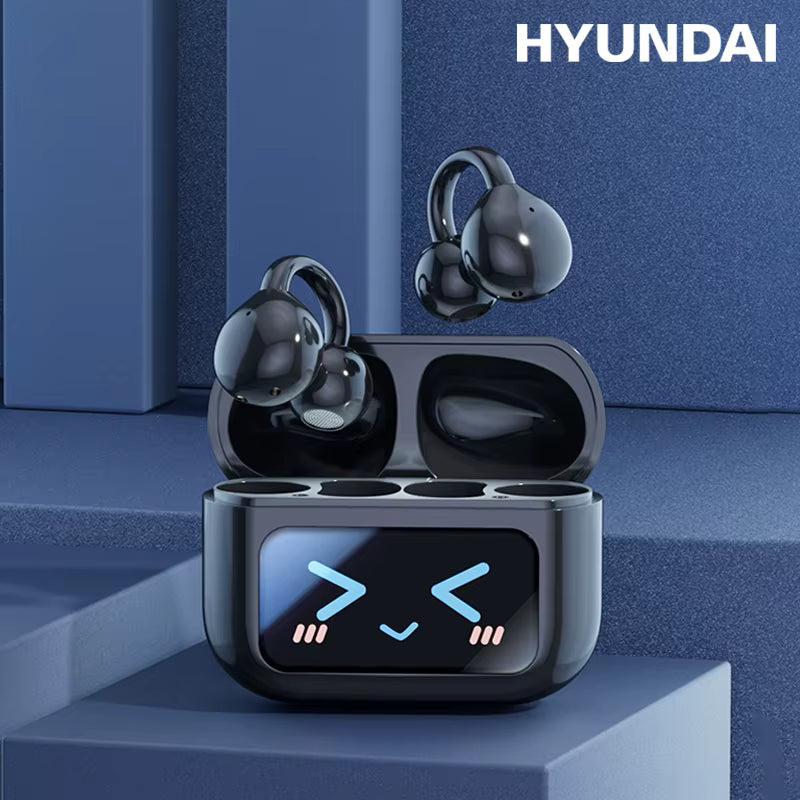 Auriculares Bluetooth Hyundai M100 con Pantalla Táctil Inteligente – Estilo Clip