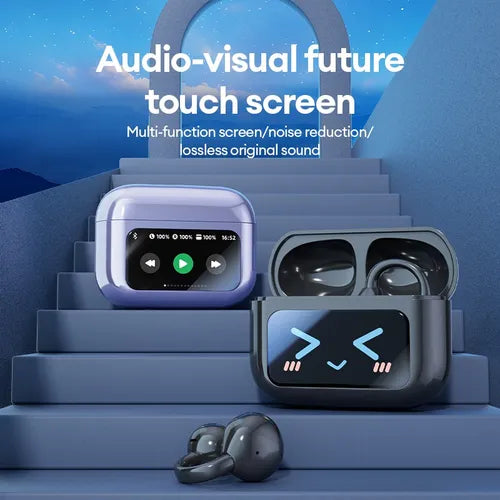 Auriculares Bluetooth Hyundai M100 con Pantalla Táctil Inteligente – Estilo Clip