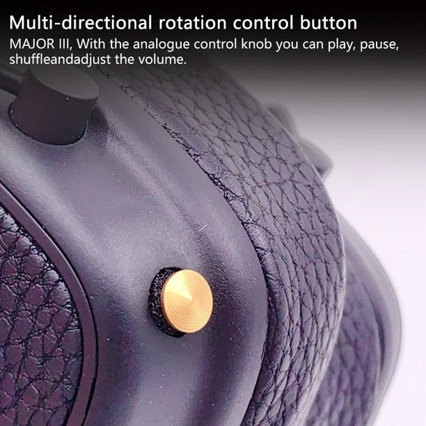 Marshall Audífonos inalámbricos Marshall Major III 3 con micrófono, auriculares para juegos con graves